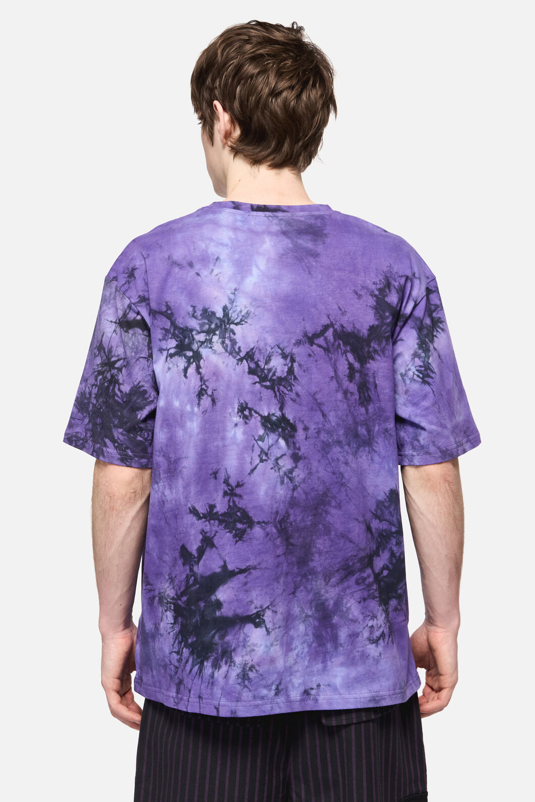 Black Friday - Sun And Moon Tie Dye Tee - purple