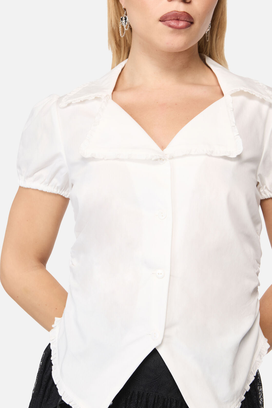 Black Friday - Marianne Shirt Blouse - cream