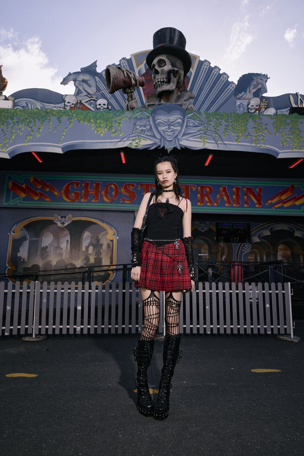 Dangerfield NZ - Over It Tartan Dress - red