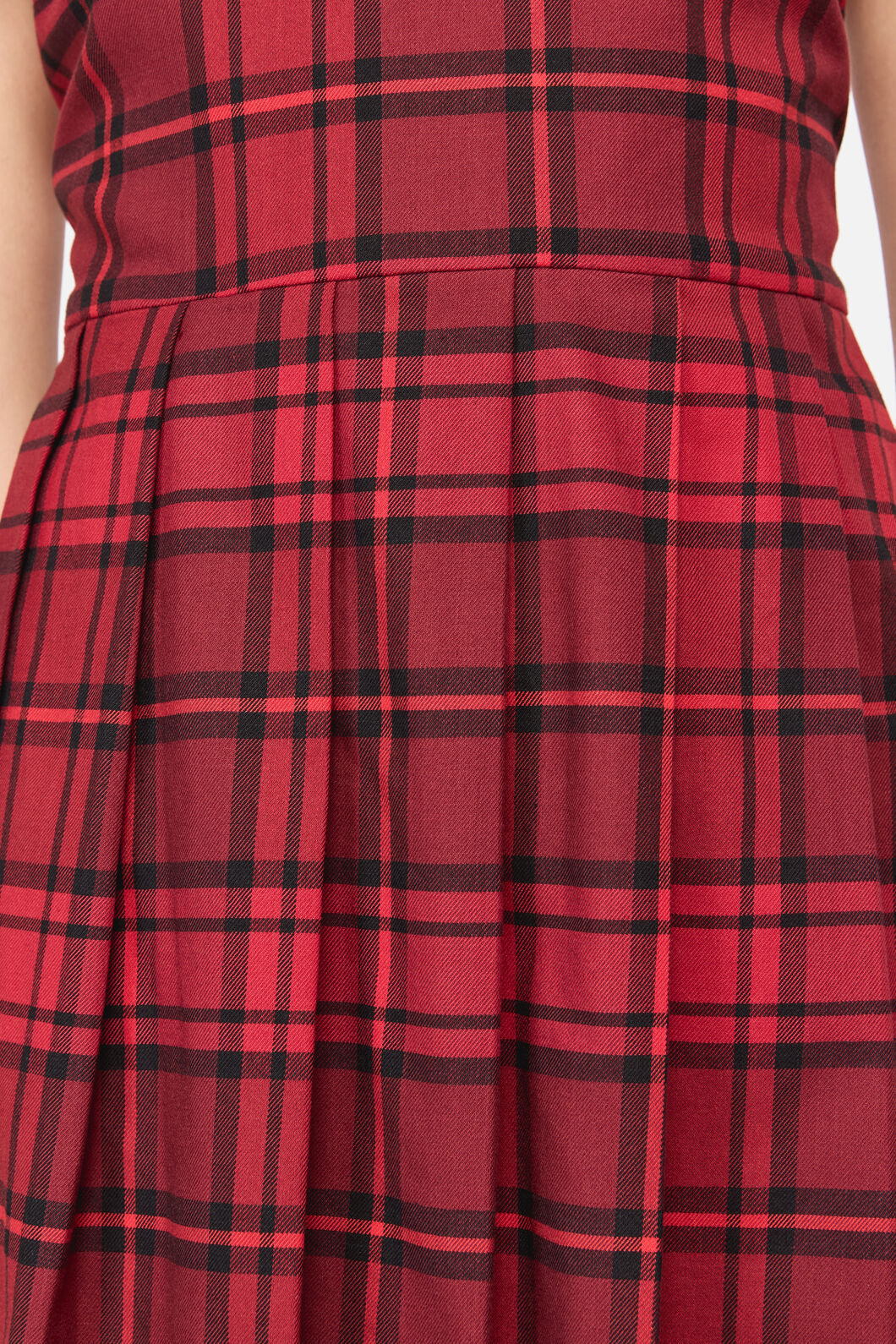Dangerfield NZ - Over It Tartan Dress - red