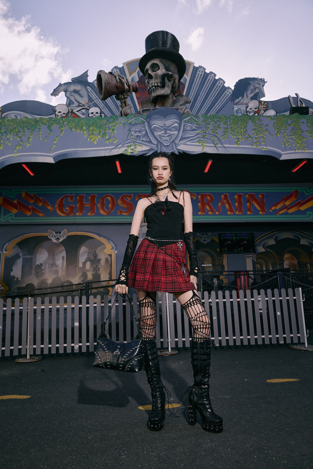 Dangerfield NZ - Over It Tartan Dress - red