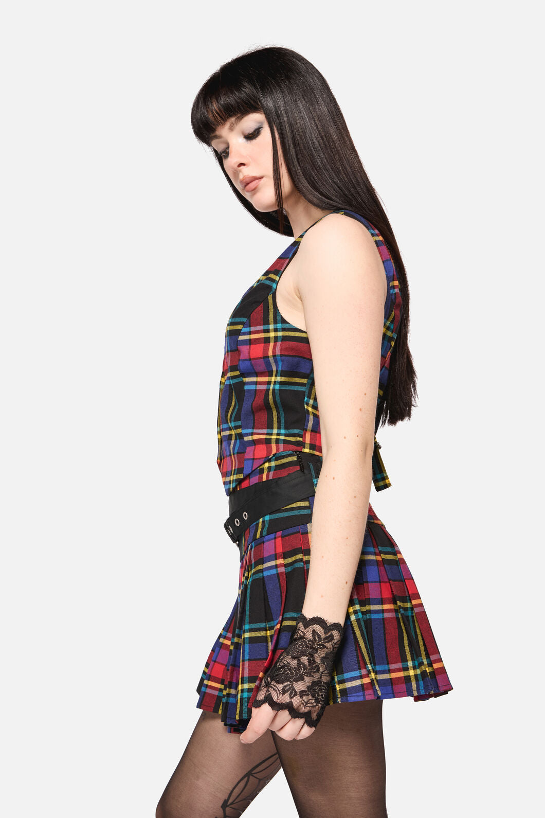 Dangerfield NZ - Anarchic Tartan Vest - multi