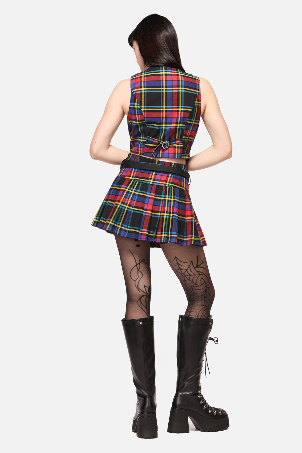 Dangerfield NZ - Anarchic Tartan Skort - multi