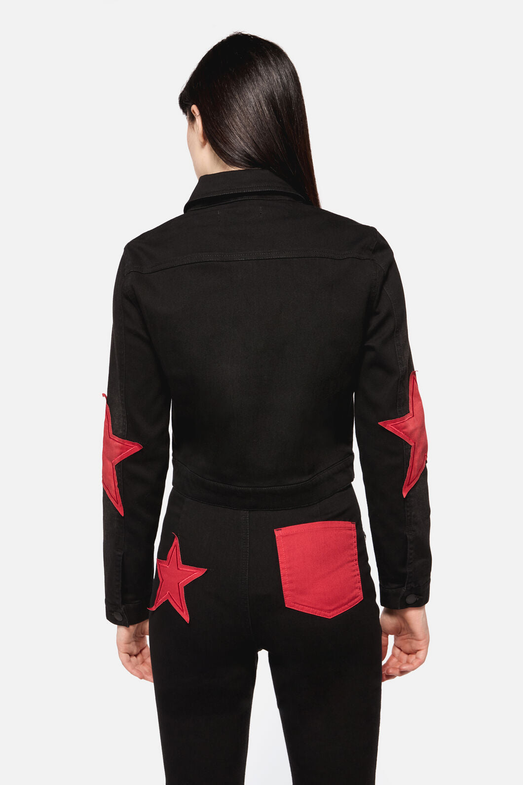 Dangerfield NZ - Catwalk Assassin Denim Jacket - black-red