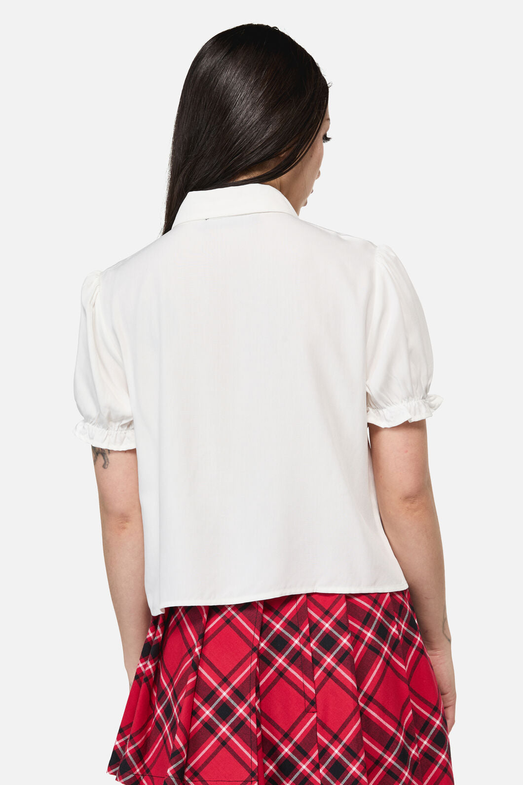 Dangerfield NZ - BuccaneerPunkShortSleeveBlouse - cream