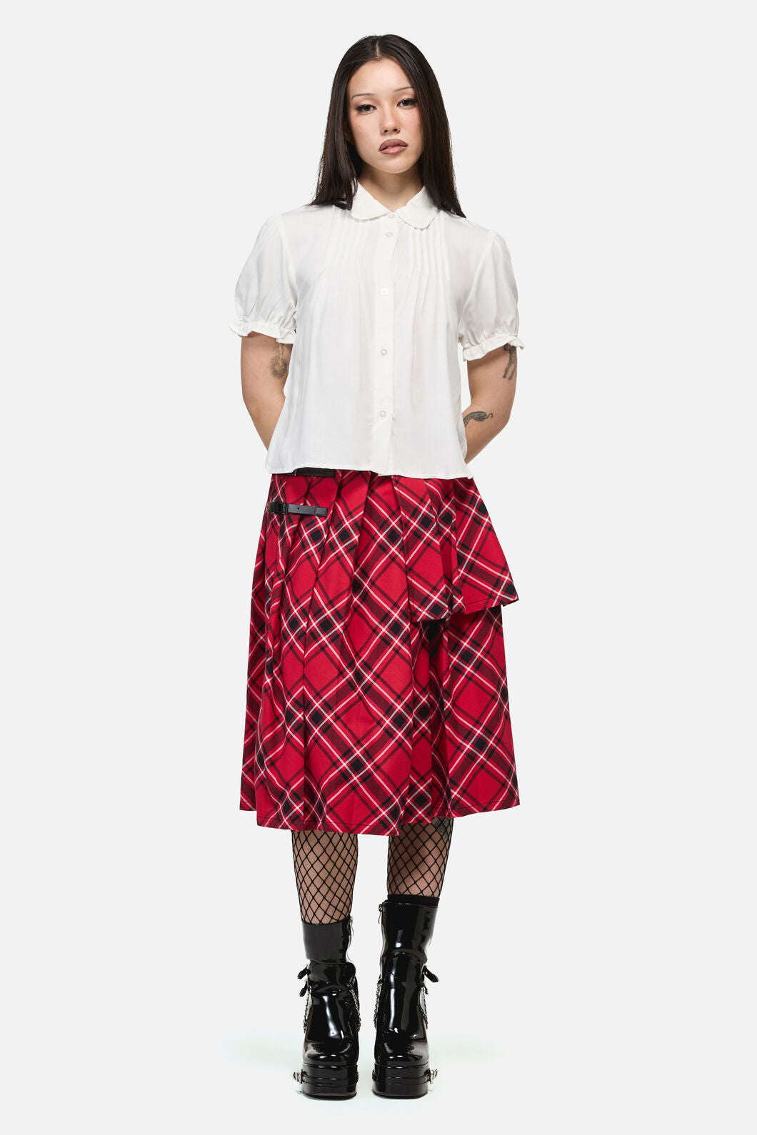 Dangerfield NZ - BuccaneerPunkShortSleeveBlouse - cream
