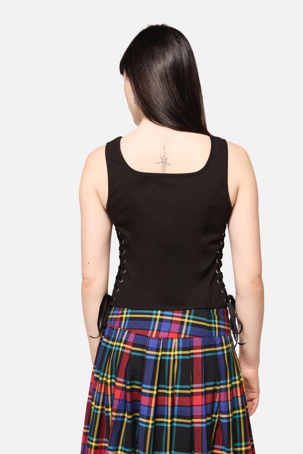 Dangerfield NZ - All Tied Up Punk Corset - black