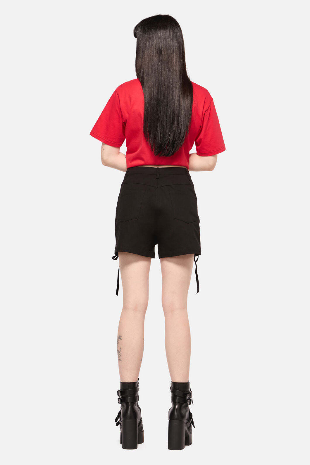 Dangerfield NZ - All Tied Up Punk Short - black
