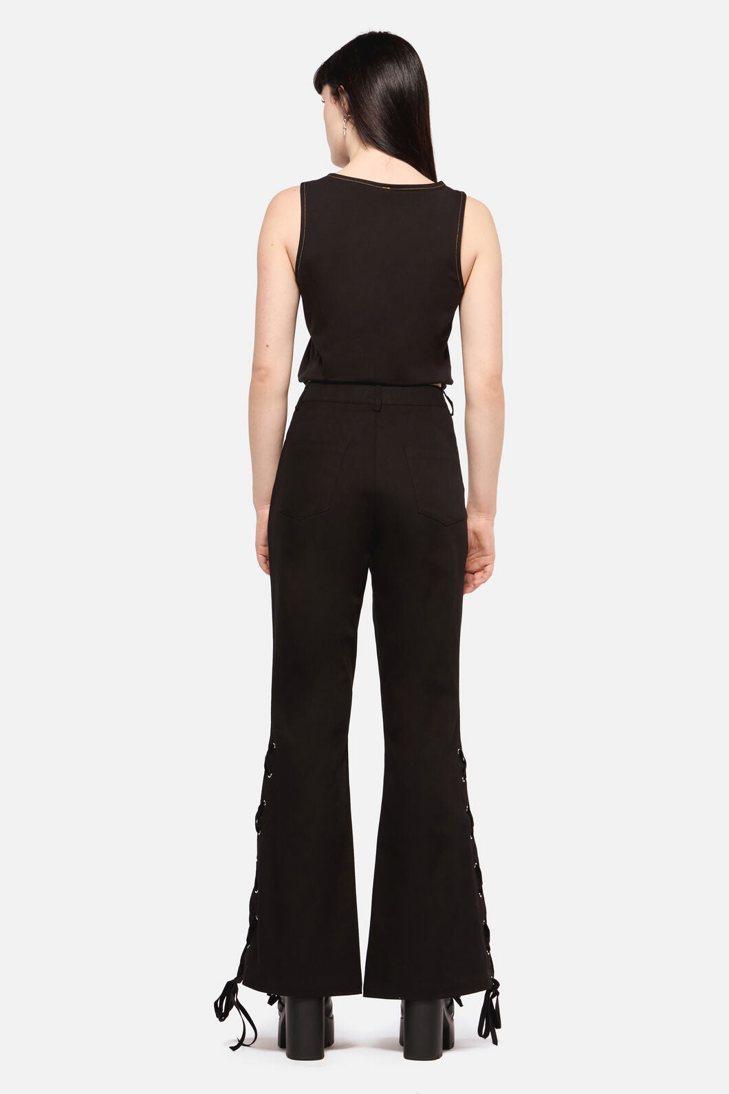 Dangerfield NZ - All Tied Up Punk Pant - black