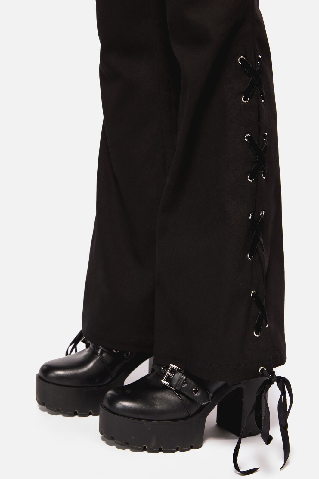 Dangerfield NZ - All Tied Up Punk Pant - black
