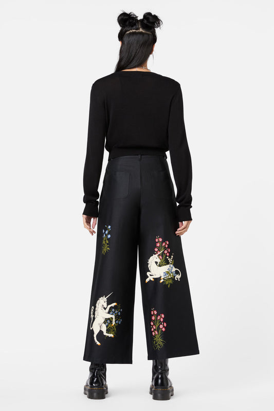 Dangerfield NZ - Alicorn Running Emb Cardigan - black
