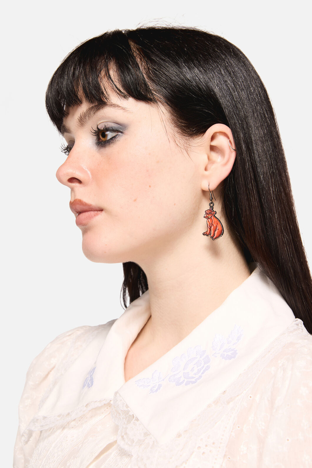 Dangerfield NZ - Highland Cow Earrings - chocolate