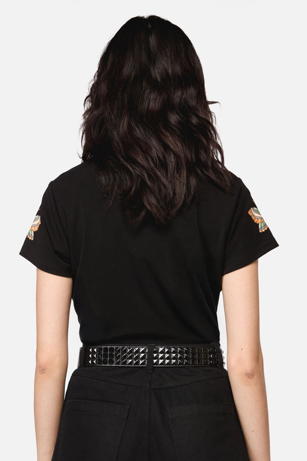 Dangerfield NZ - Black Pyramid Stud Belt - black