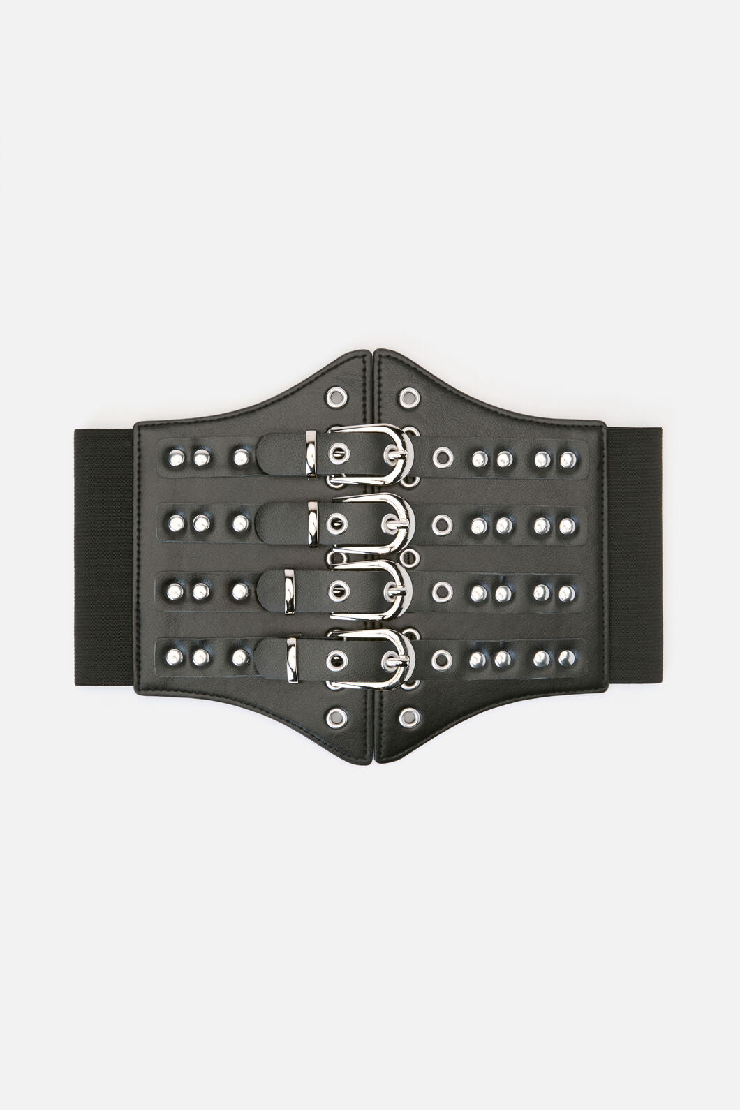 Dangerfield NZ - Stud & Buckle Waist Belt - black