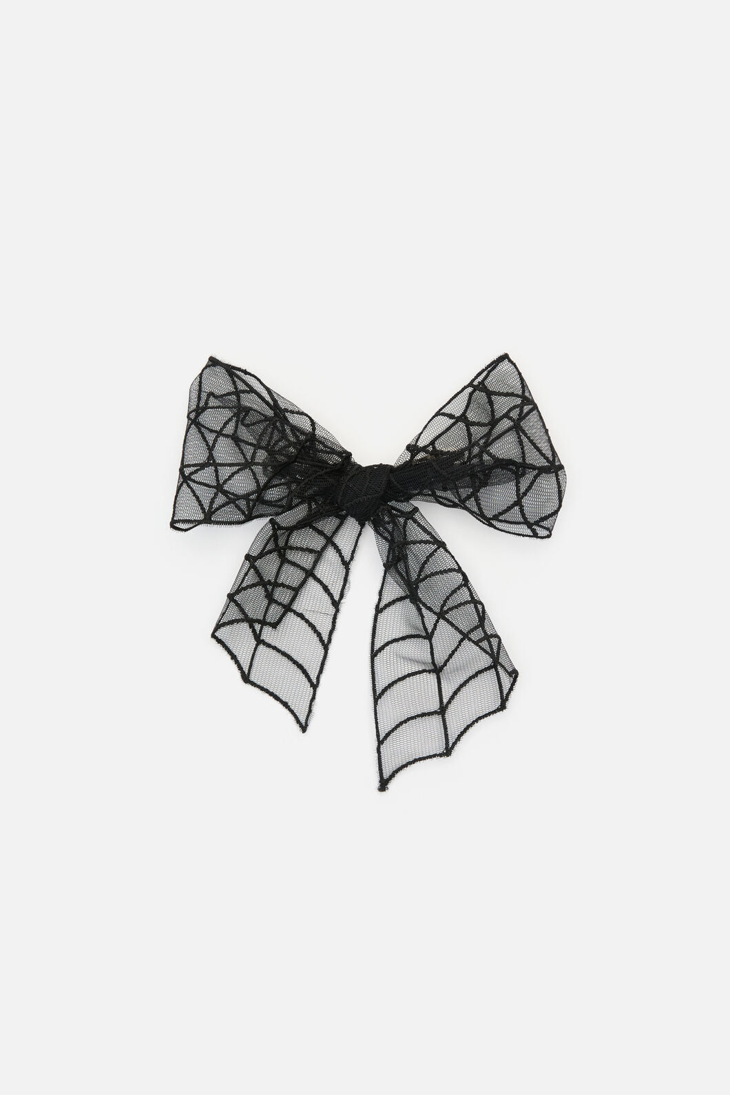 Dangerfield NZ - Spider Web Bow Hair Clip - black