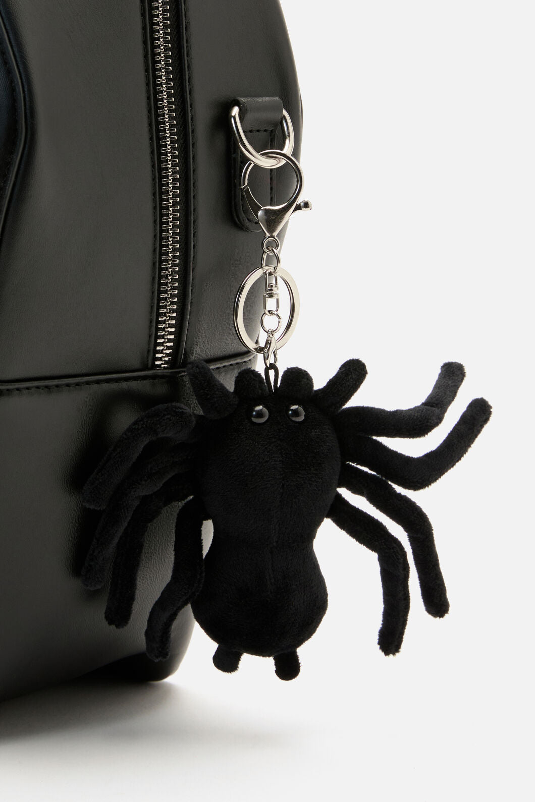 Dangerfield NZ - Plush Spider Bag Charm - black