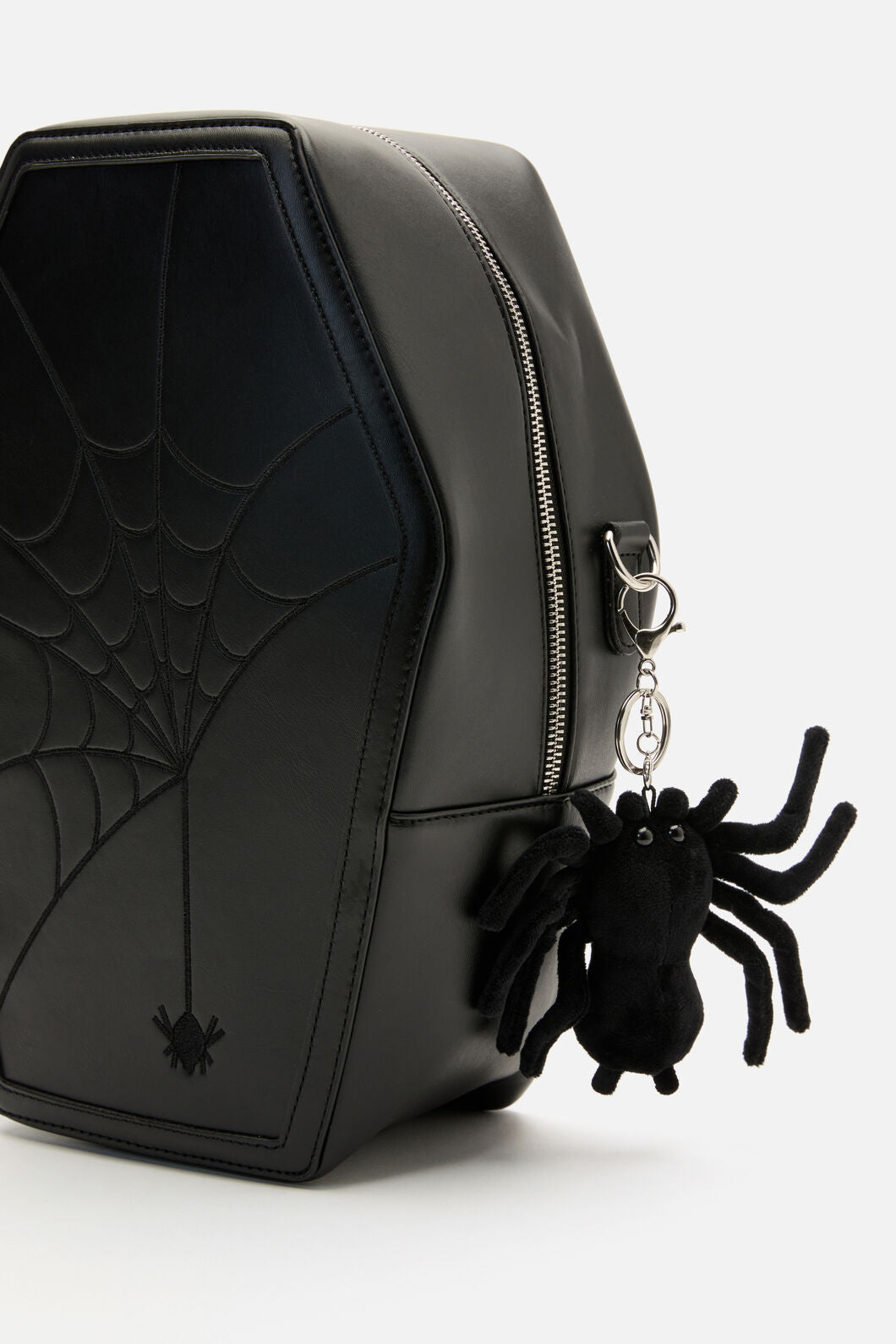 Dangerfield NZ - Plush Spider Bag Charm - black