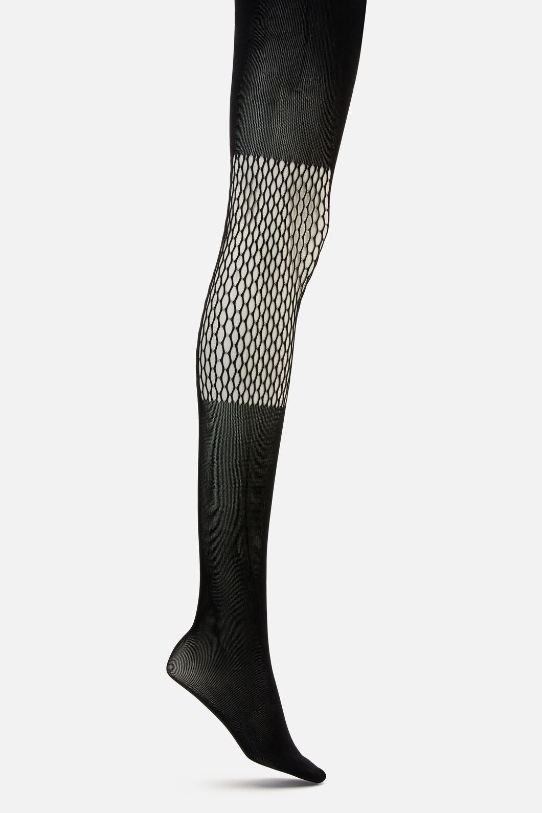 Dangerfield NZ - Suspender Long Sock Fishnet Ti - black