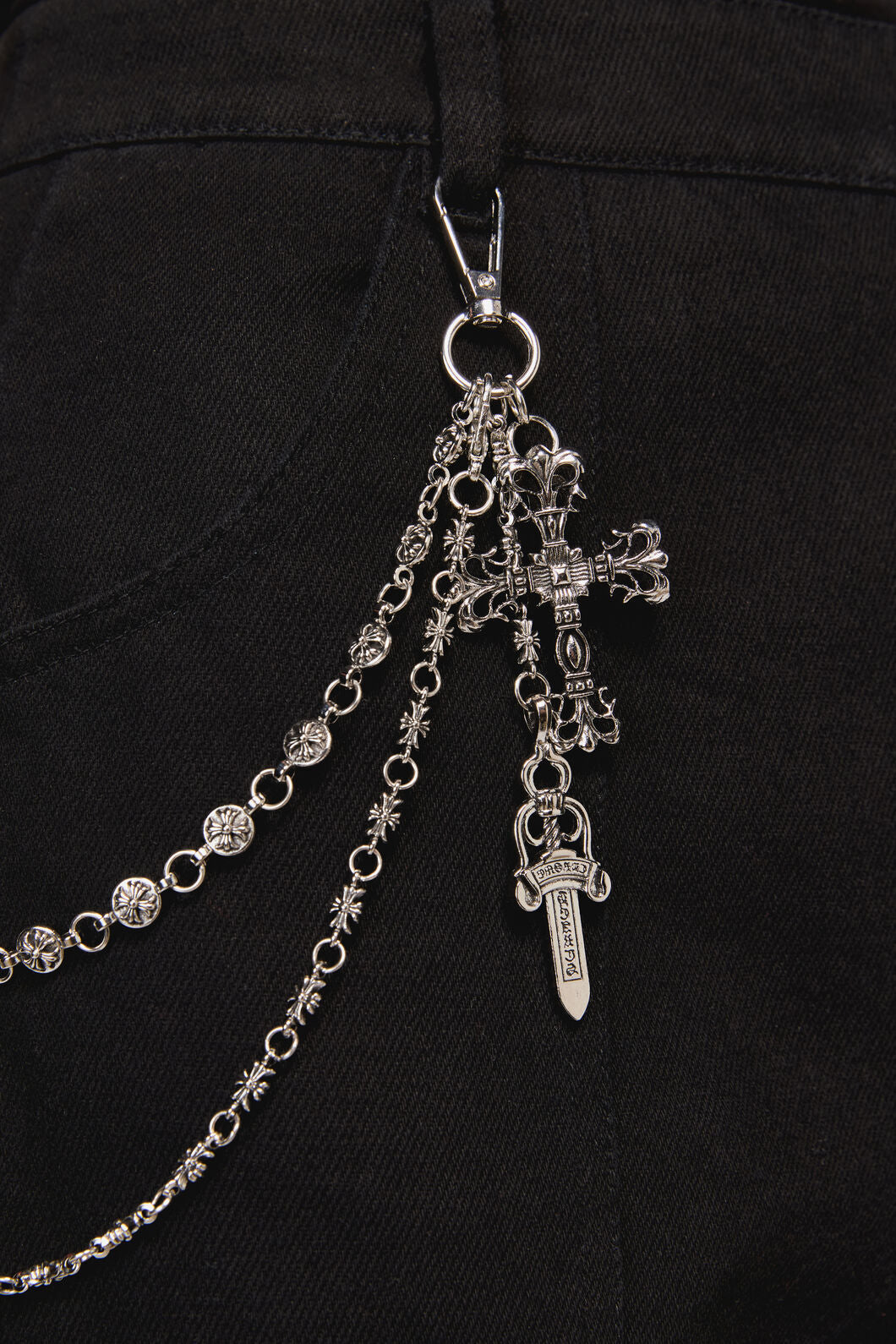 Dangerfield NZ - Dagger & Cross Chain - silver