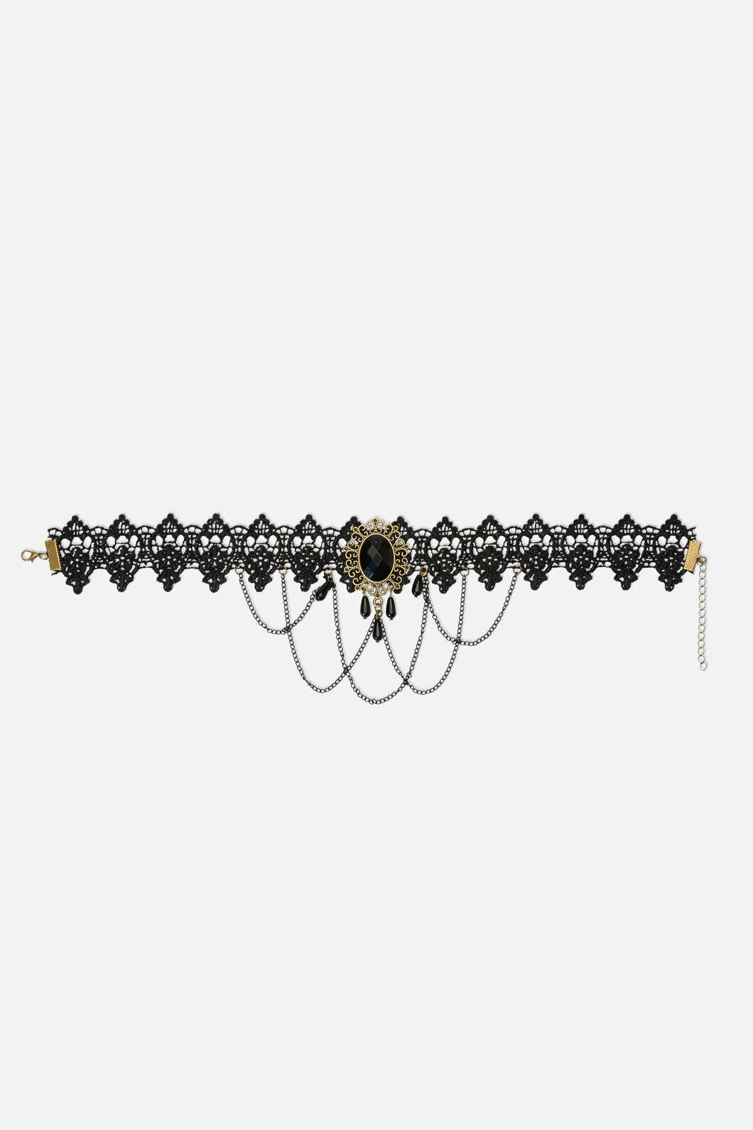 Dangerfield NZ - Gothic Chain Choker - black