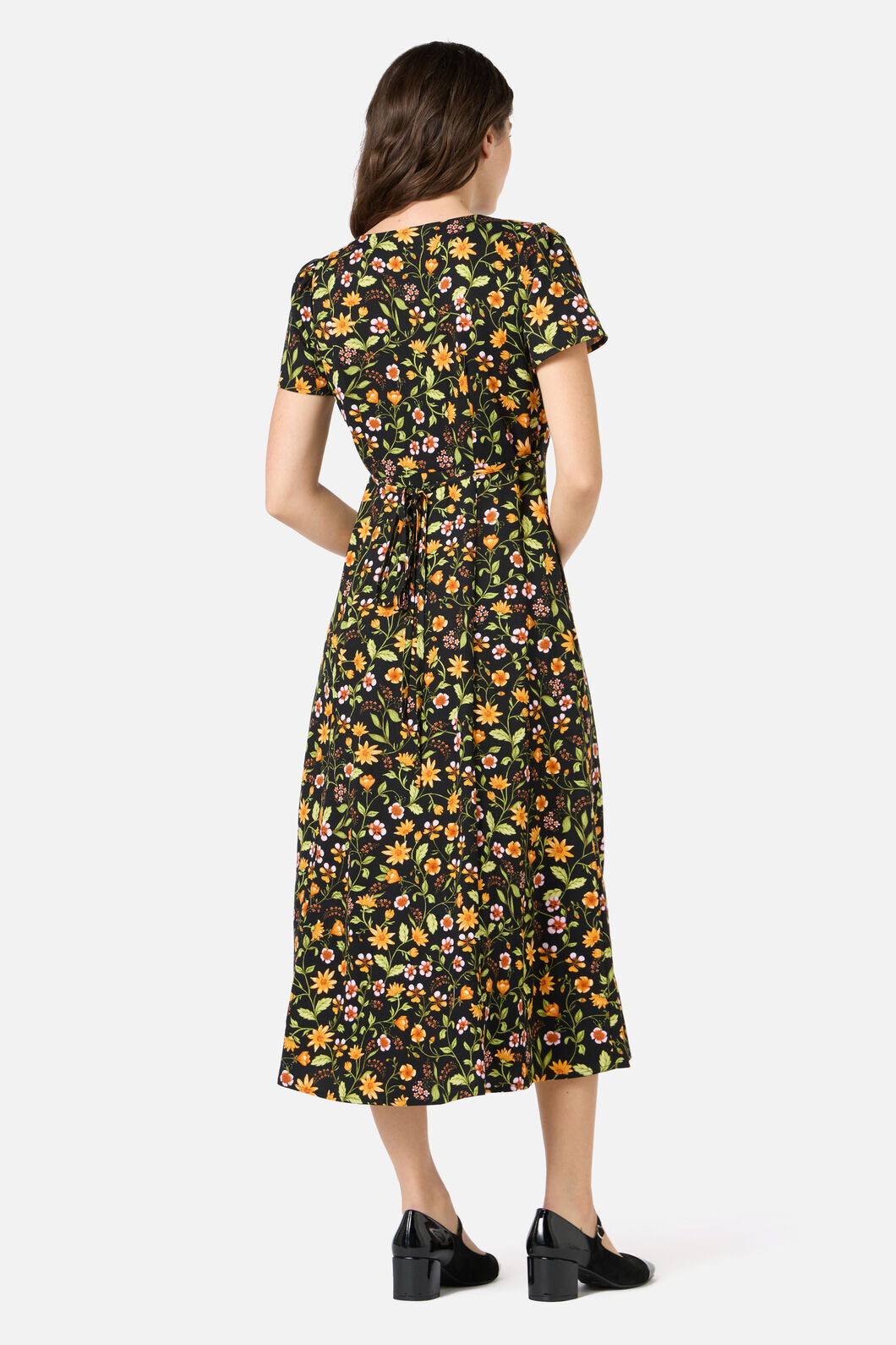 Princess Highway - Alyssa Floral Midi Dress - black