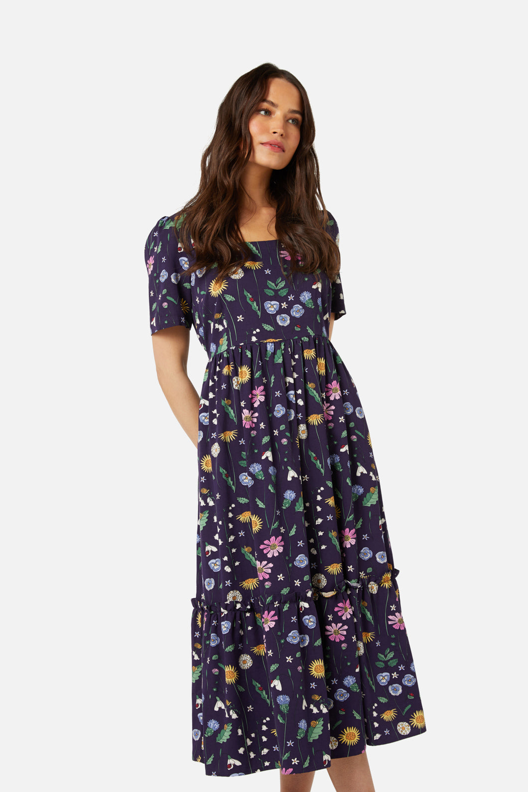 Spring Garden Midi Dress – Dangerfield NZ - Main Image