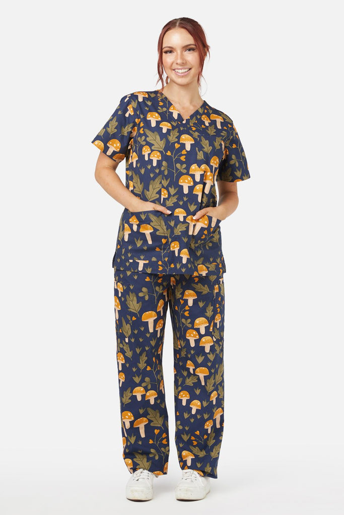 Mushroom Scrub Set Dangerfield NZ