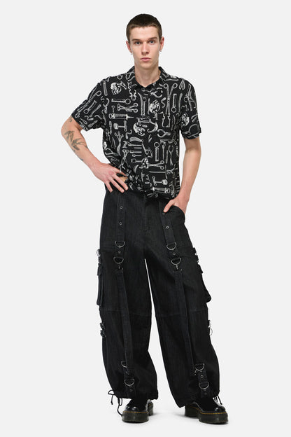 Black Friday - Radio Raver Punk Pant  - black