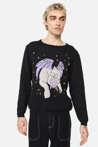 Black Friday - Unisex Predictions Knit Jumper - black