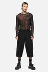 Black Friday - Vixi Relaxed Fit Denim Short - black