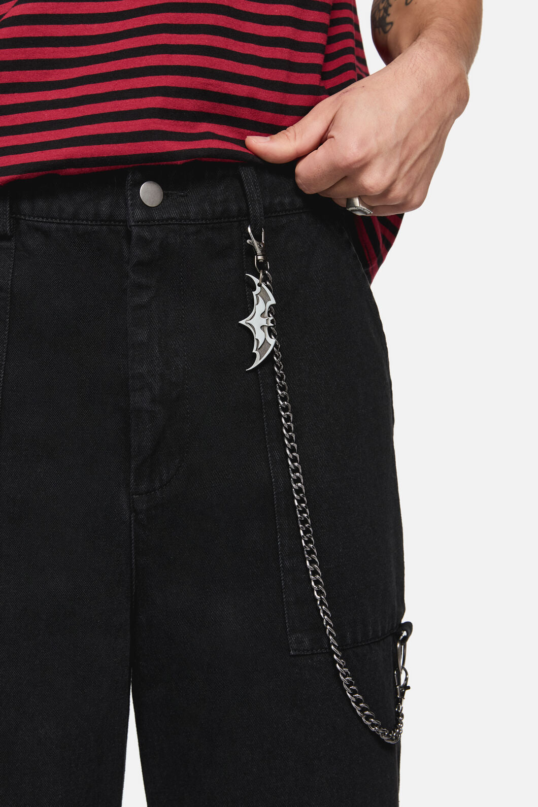 Black Friday - Batz Cargo Relaxed Punk Jean - black