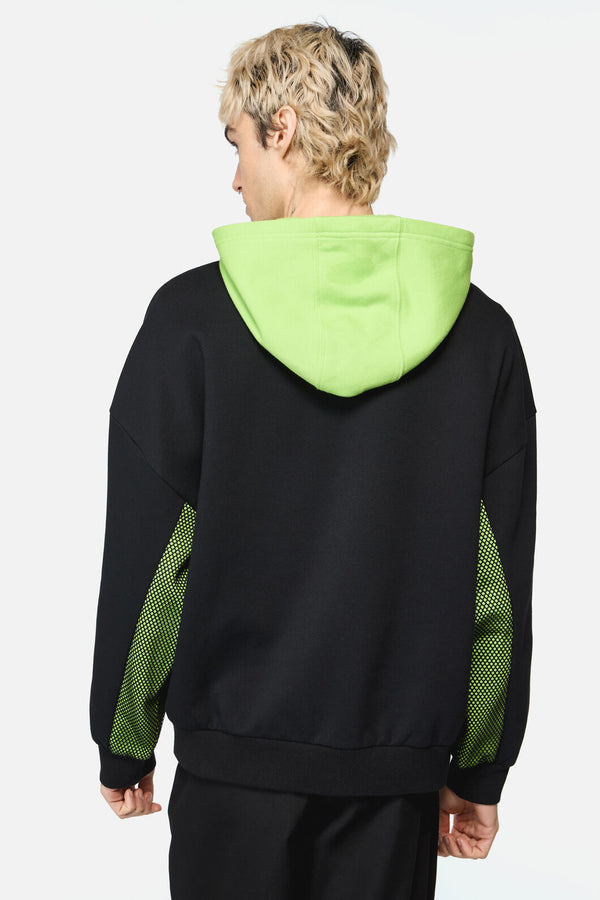 Black Friday - ShockToTheSystem ZipperHoodie - green-black