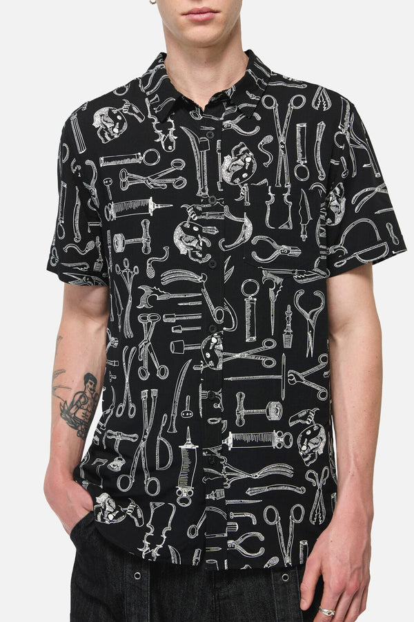 Black Friday - Barbaric Goth SS Shirt - black-white