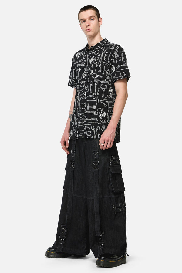 Black Friday - Barbaric Goth SS Shirt - black-white