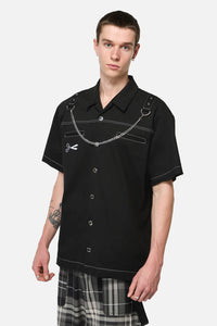 Black Friday - Snips Goth Short Sleeve Shirt - black