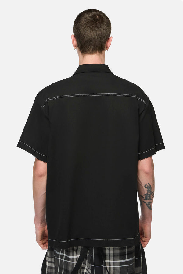 Black Friday - Snips Goth Short Sleeve Shirt - black