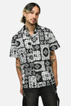 Black Friday - Crossed Oversized SS Shirt - black-white