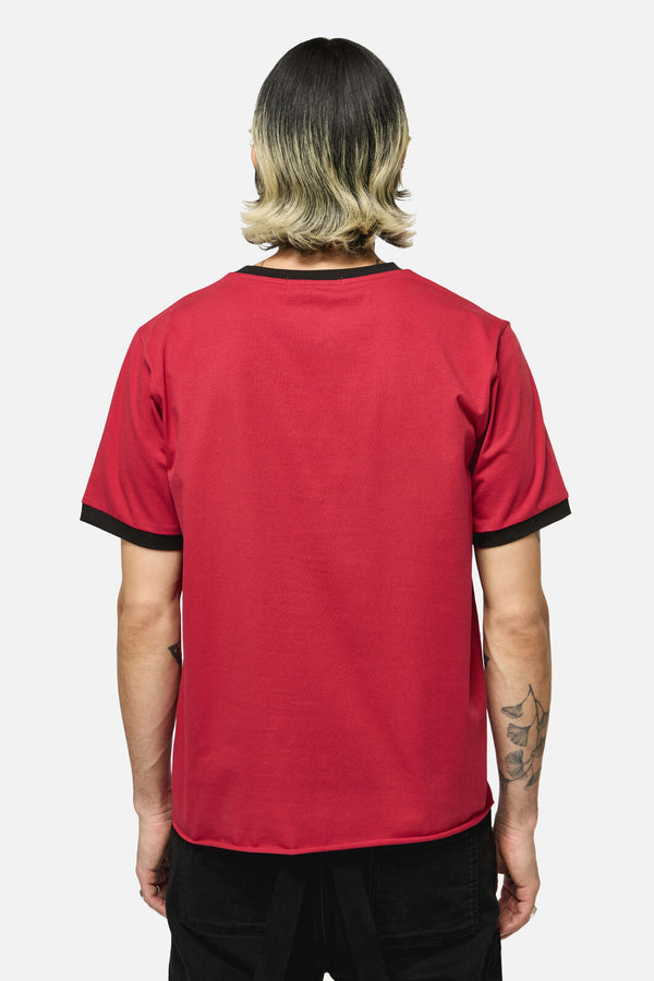 Black Friday - Suffer Unisex Crop Tee - red