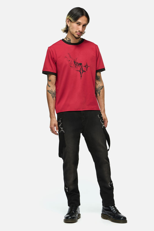 Black Friday - Suffer Unisex Crop Tee - red