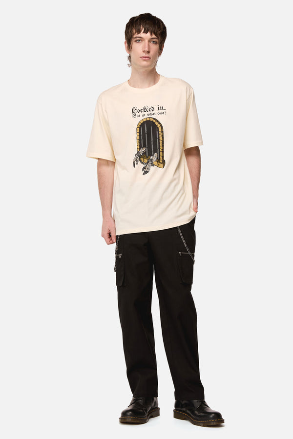 Black Friday - Locked In Tee - cream