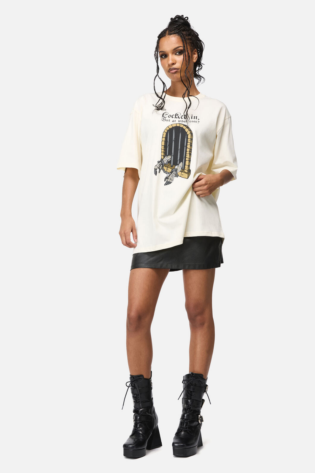 Black Friday - Locked In Tee - cream
