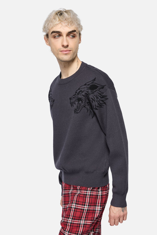 Black Friday - Wolfy Knit - grey