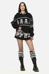 Black Friday - Bonez Goth Knit - black