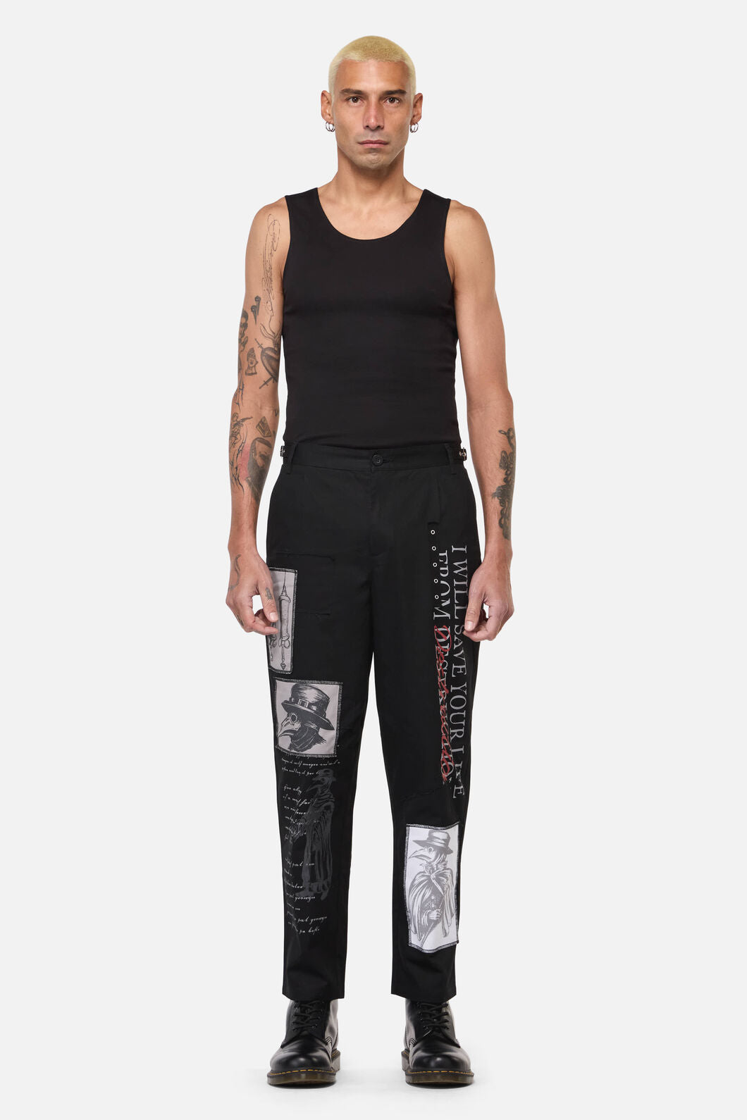 Black Friday - Plague Doctor Patch Pants - black