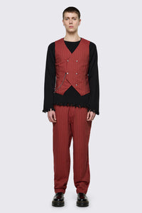 Black Friday - Faire Double Breasted Vest - red-gold