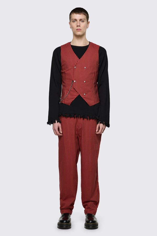 Black Friday - Faire Double Breasted Vest - red-gold