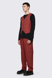 Black Friday - Faire Double Breasted Vest - red-gold