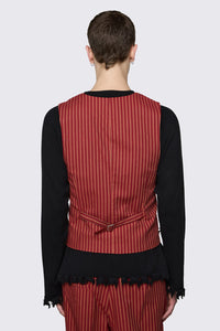 Black Friday - Faire Double Breasted Vest - red-gold