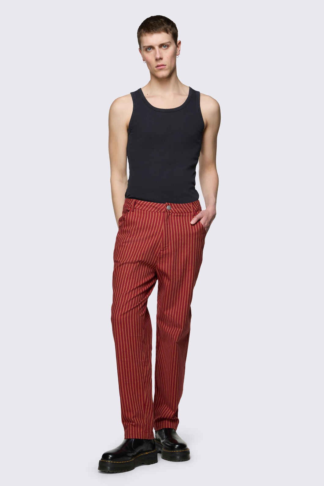 Black Friday - Faire Stripe Pant - red-gold