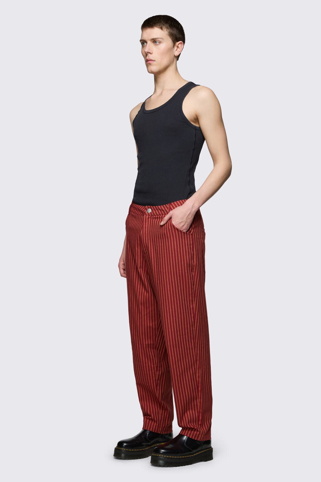 Black Friday - Faire Stripe Pant - red-gold